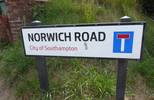 Norwich Road sign