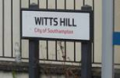 Witts Hill sign