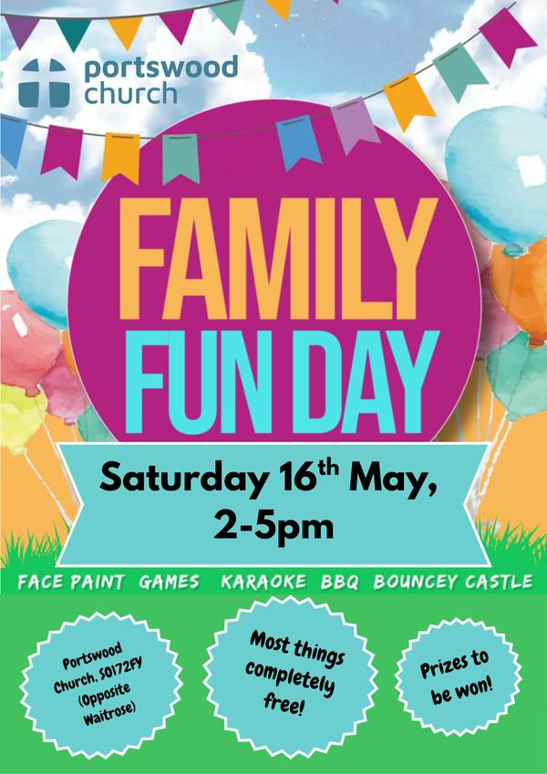portswood church 2026 fun day leaflet
