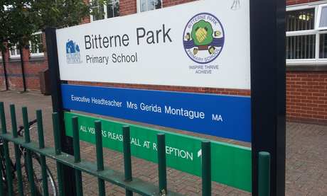bitterne park primary school sign 460