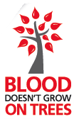 blood doesnt grow on trees logo