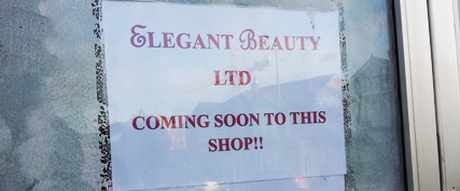 elegant beauty window sign