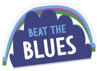 beat the blues logo 2