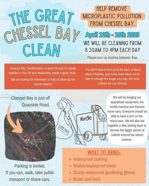 great chessel bay clean graphic april 2023 from FB Nurdle 600px