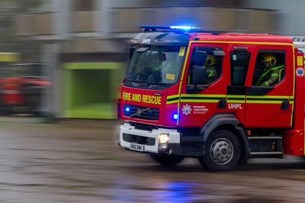 fire appliance HIWFS stock image