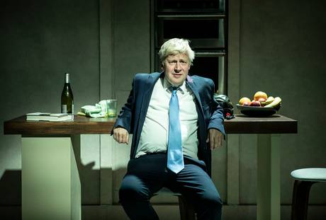 Will Barton as Boris Johnson in THE LAST TEMPTATION OF BORIS JOHNSON. Credit Pamela Raith