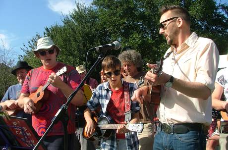 Southampton Ukulele Jam at Portswood fun day